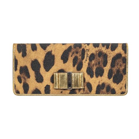 dolce and gabbana leopard print wallet